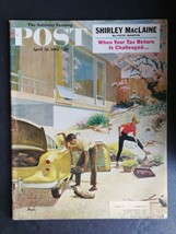 Saturday Evening Post April 22, 1961 Shirley MacLaine - George Hughes Cover  423 - £5.44 GBP