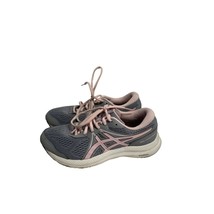 Asics Womens Size 7 Running Shoes Athletic Sneaker Pink Gray Amplifoam G... - $28.71