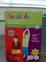 Gaiam Kids: Yogakids Fun Collection for kids age 3-6  2 DVD&#39;s Used - Good - £9.68 GBP