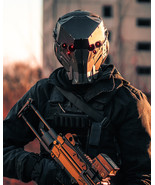 Apex Predator Helmet, Wearable Airsoft Helmet, Cyberpunk Visor, LARP Cos... - $1,241.41 CAD