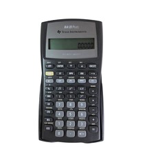 Texas Instruments BA II Plus Financial Calculator -Tested - Works, Case ... - $14.99