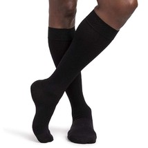 SIGVARIS Men’s Access/Dynaven Calf-High Opaque 20-30mmHg Black Small Short - $38.80