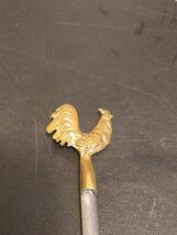 Kabob Skewer TARZAN INOX TURKEY Vintage Brass Stainless 11.5&quot; Chicken Ro... - €12,81 EUR