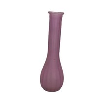 Vintage Purple Pink  Glass genie Decanter Bottle Single Bud Vase  - £47.25 GBP