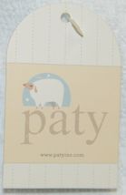 Paty Inc 107XB White With Blue Picot Trim Square 26.5 Inches Each Side image 6