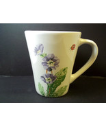 Corelle co-ordinates stoneware coffee mug CAMELLIA floral ladybug dragon... - £4.94 GBP