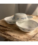 Set Of 4 Corelle In The Garden 6 3/4” BOWLS  Dessert Snack Plates 6.5” 6... - $23.05 CAD
