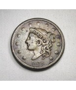 1838 Large Cent VF Coin AN709 - £53.71 GBP