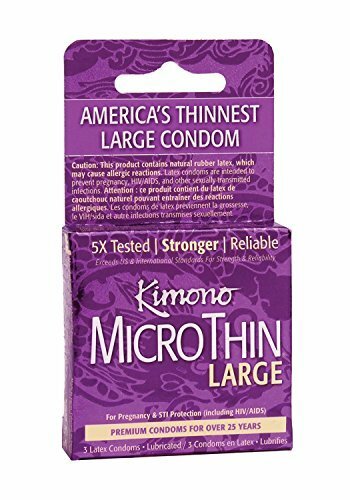 Kimono MicroThin Large Condoms 3 Pack - $11.87