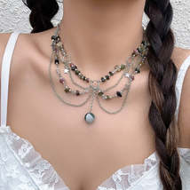Beaded Sweet Cool Butterfly Qianxi Wind Dopamine Necklace - £4.86 GBP+