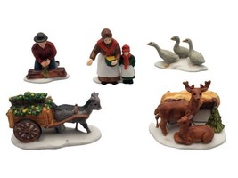 Dept 56 Farm People and Animals Heritage Village Collection 5901-3 VTG in BOX - £18.67 GBP