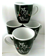 Lot 4 Coffee Cup Mug Joy To The World 16 oz - $9.89
