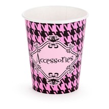 Fashionista Fashion Beverage Cups Birthday Party Supplies 8 Per Package NEW - £2.35 GBP