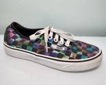 Vans Skate Shoes Unisex Kid 6 Authentic Iridescent Checkerboard Black Mu... - £21.66 GBP