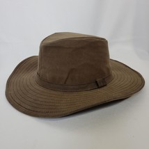 The Australian Outback Collection Oilcloth Hat XL Chocolate Brown Made i... - $24.74