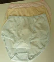 3 Dixie Belle by Velrose Full cut Briefs Style 719 Size 11 Pink Blue Beige - £20.40 GBP