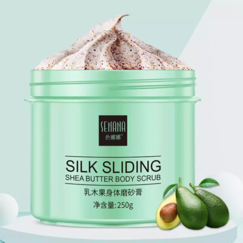Shea Butter Body Scrub Exfoliating Gel Deep Cleansing Whitening SENANA 250G - $10.64