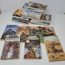 LOUIS L’AMOUR Lot Of 22 Books Paperback Western Book Lot Mixed Hondo Sacketts - £23.91 GBP