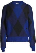 Men&#39;s Argyle Check EKD Wool Pullover Sweater - $932.00