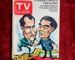 TV Guide 1972 Nixon&#39;s China Visit Nixon Feb 19-25  NYC Metro - $14.80