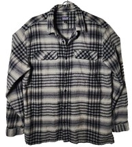 Patagonia Men L Organic Cotton Long Sleeve Plaid Button Down Shirt - £34.92 GBP