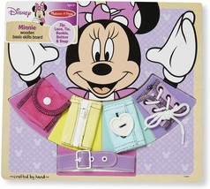 Disney Minnie Mouse Clubhouse Wooden Basic Skills Board by Melissa &amp; Doug - £23.56 GBP