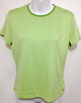 Patagonia M Capilene Apple Green Short-Sleeve Pullover T-Shirt USA Made - $19.11