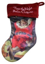 Hallmark Twas The Night Before Christmas Santa Clause Christmas Holiday Stocking - £11.41 GBP