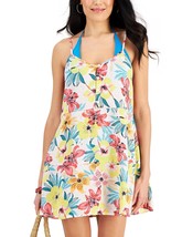 MIKEN Swim Cover Up Dress White with Floral Print Size XL $34 - NWT - £7.18 GBP