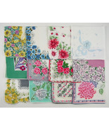 Vintage Hanky Lot One Dozen Assorted Handkerchiefs (Lot #H15) - $1,618.35 MXN
