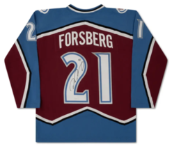 Peter Forsberg Autographed Colorado Avalanche Authentic M&amp;N Jersey UDA - $715.50