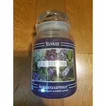 Yankee Candle Black Band Label lilac blossoms 22 oz Jar-Retired-New - £79.64 GBP