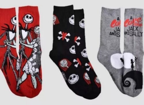 DISNEY ~ Women&#39;s Crew Socks ~ Tim Burtons-Nightmare Before Christmas ~ S... - $18.70