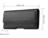 Horizontal Belt Clip Universal Pouch Card Slot For T-Mobile REVVL 7 5G - $11.24+