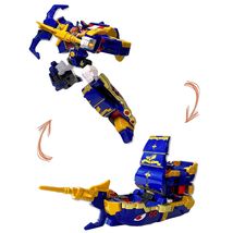 Metal Cardbot Black Hook Korean Ship Transforming Action Figure Robot Toy image 4