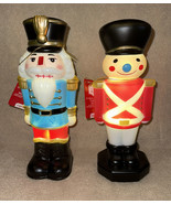 Small Tabletop Shelf Toy Soldier Blow Molds Pair 11” New 2022 Christmas ... - $44.99