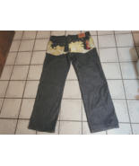 RMC Martin Ksohoh 40x32 RED MONKEY COMPANY Embroidered Jeans Vintage 90s - $74.25
