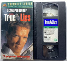 True Lies VHS Arnold Schwarzenegger Jamie Lee Curtis Tested 1995 - £1.75 GBP
