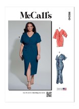 McCalls Sewing Pattern 8340 11616 Dress Womens Size 20W-28W - £8.54 GBP