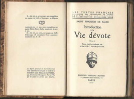 Introduction A La Vie Devote Francis de Sales Catholic Church 1930 - £82.30 GBP