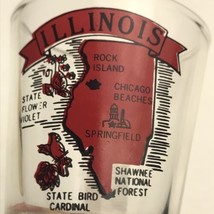 Illinois State Shot Glass Souvenir Travel Drinking Barware New Unused Wi... - $12.95