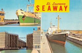 Massena New York~St Lawrence SEAWAY-LARGE Letter Postcard - £5.43 GBP