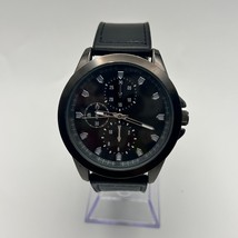 Men’s Black Tone Fashion Watch 48mm St. Steel Working New Battery - $446.38 MXN