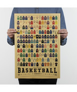 Basketball Jersey 1921/1914 Vintage kraft paper Retro poster wall art st... - £7.44 GBP