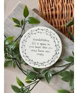 East of India Porcelain coaster - Grandchildren fill your heart - $24.19 CAD