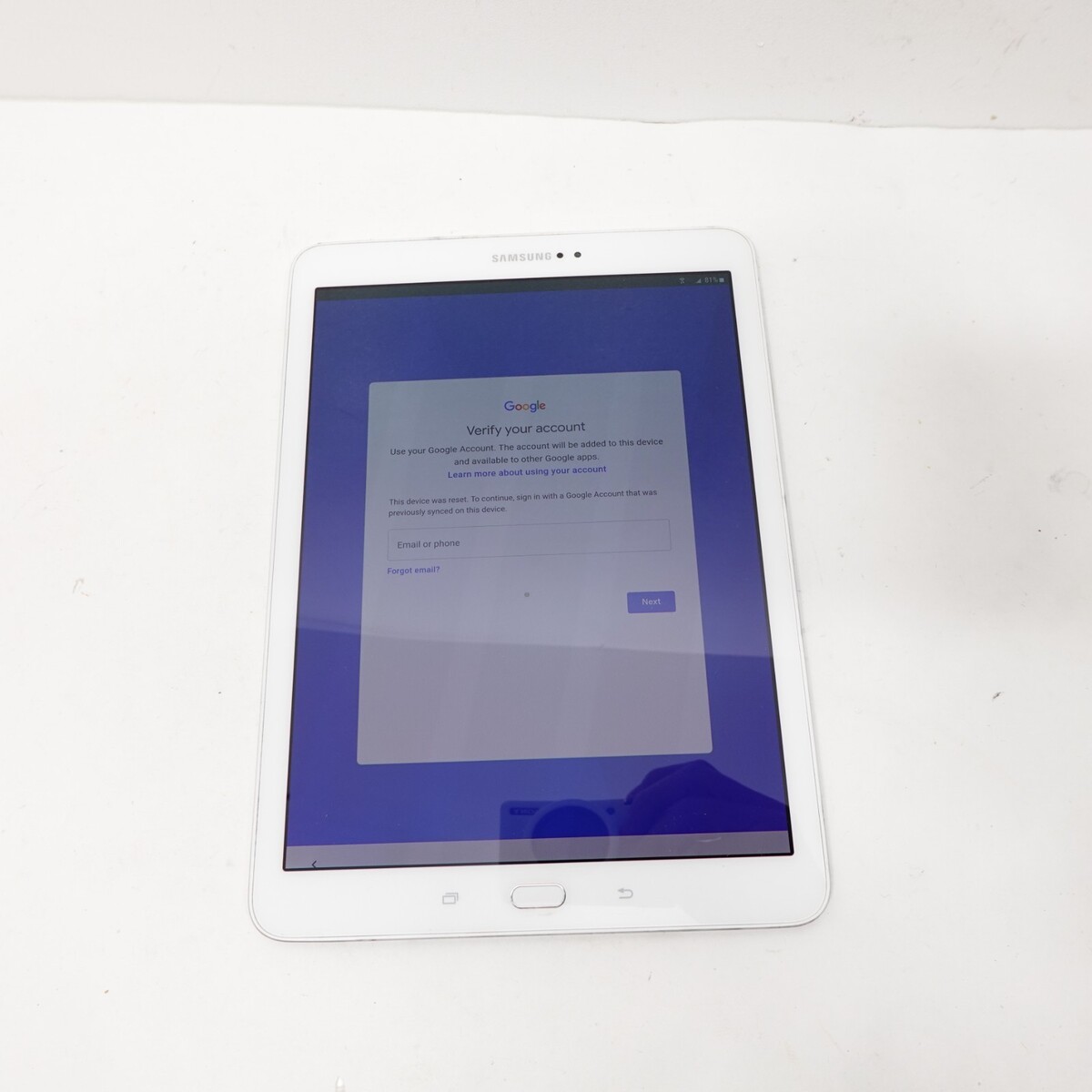 Samsung Galaxy Tab S2 SM-T817V good screen and battery FRP parts - $22.49