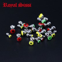 Royal Sissi 30 pcs ken ss Dumbbell Beads Large&amp; Medium Size with 3D Eyes Recesse - £53.07 GBP