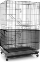 Large Bird Cage Net, Bird Cage Seed Catcher, Adjustable Soft Airy Mesh Net, Bird - £10.12 GBP