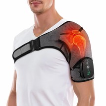 electric heating shoulder massage belt pad vibration shoulder massage pa... - £44.19 GBP