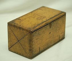 Antique 1889 Wooden Sewing Machine Puzzle Box Case Sold Empty - $39.59